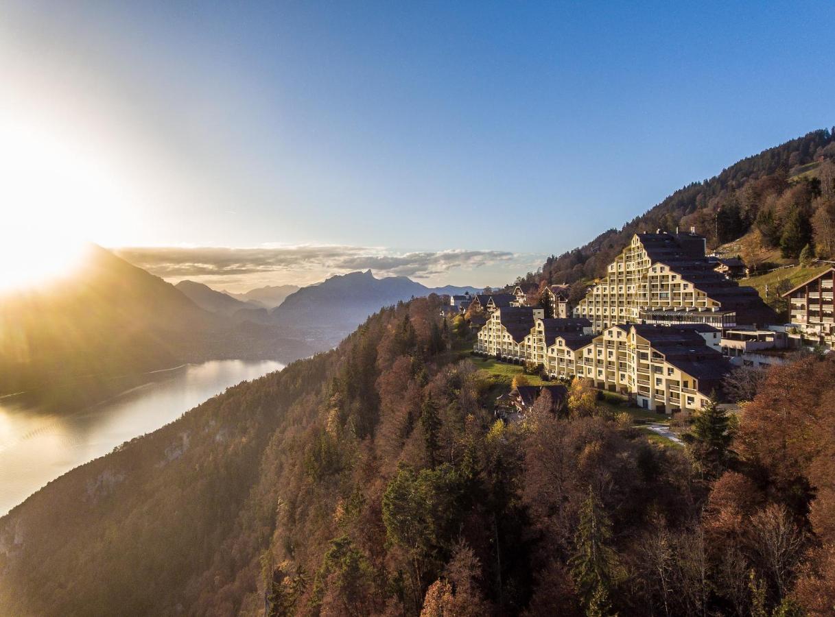 Apartment Alpenrose 2.5 Mit Mitbenutzung Spa & Wellness - Griwa Rent Ag Beatenberg Kültér fotó