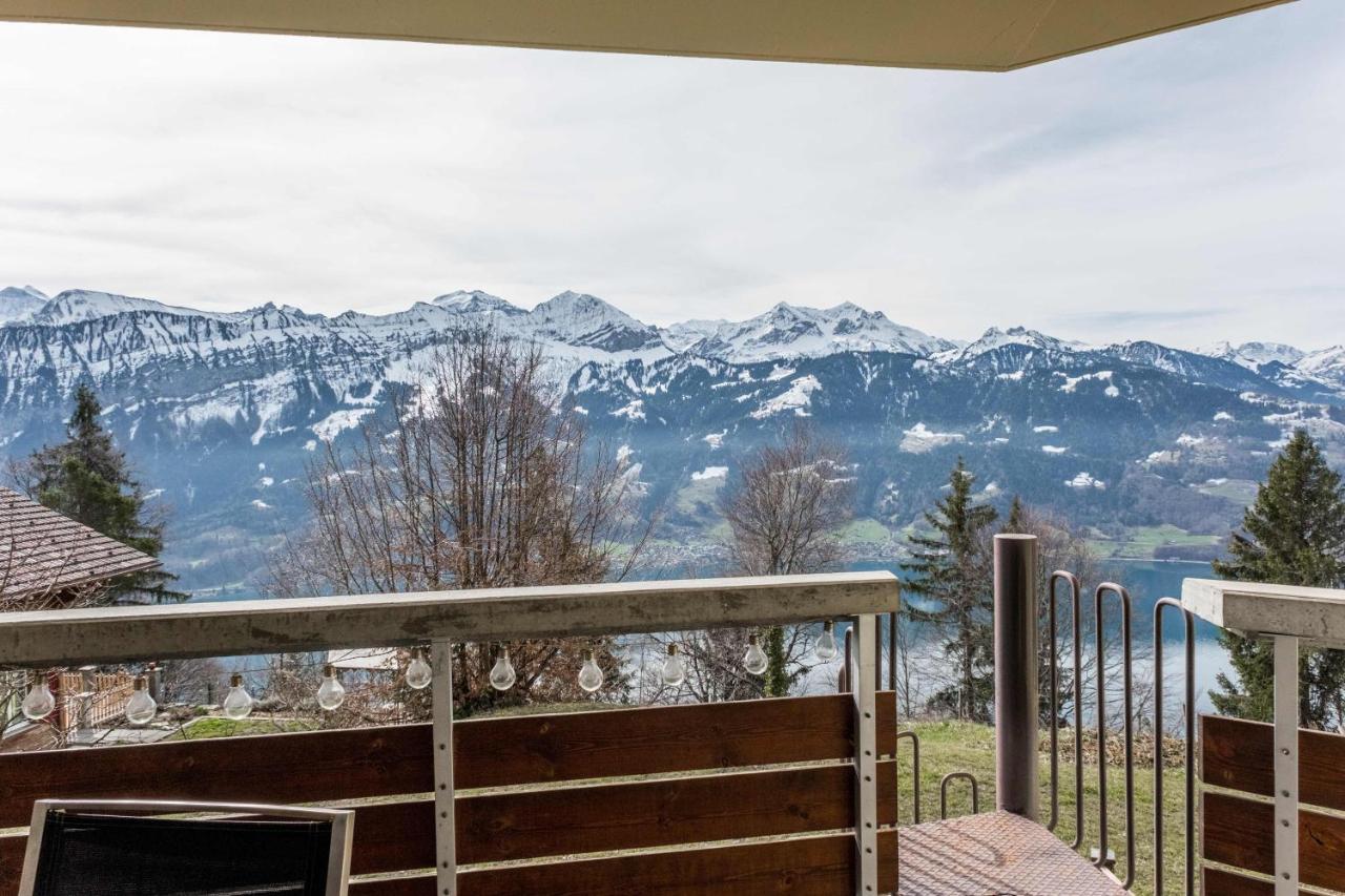 Apartment Alpenrose 2.5 Mit Mitbenutzung Spa & Wellness - Griwa Rent Ag Beatenberg Kültér fotó