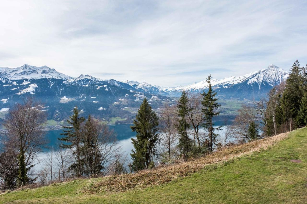 Apartment Alpenrose 2.5 Mit Mitbenutzung Spa & Wellness - Griwa Rent Ag Beatenberg Kültér fotó