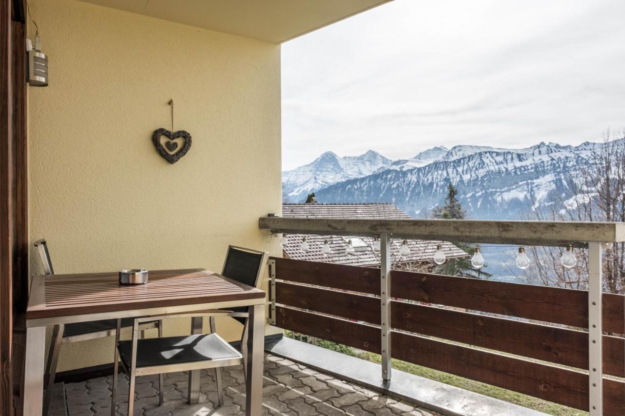 Apartment Alpenrose 2.5 Mit Mitbenutzung Spa & Wellness - Griwa Rent Ag Beatenberg Kültér fotó